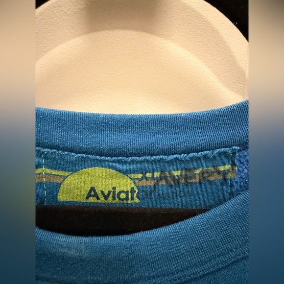 Aviator Nation X-Large Blue Stripped Sweatshirt. 💙⚡️ - Picture 3 of 4